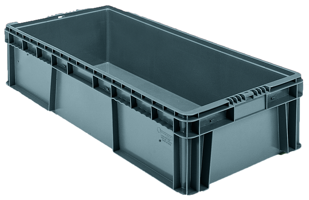 Black 3 Units 32L x 30W x 2H Buckhorn Structural Foam Lid for 32 x 30 Standard-Duty Boxes 
